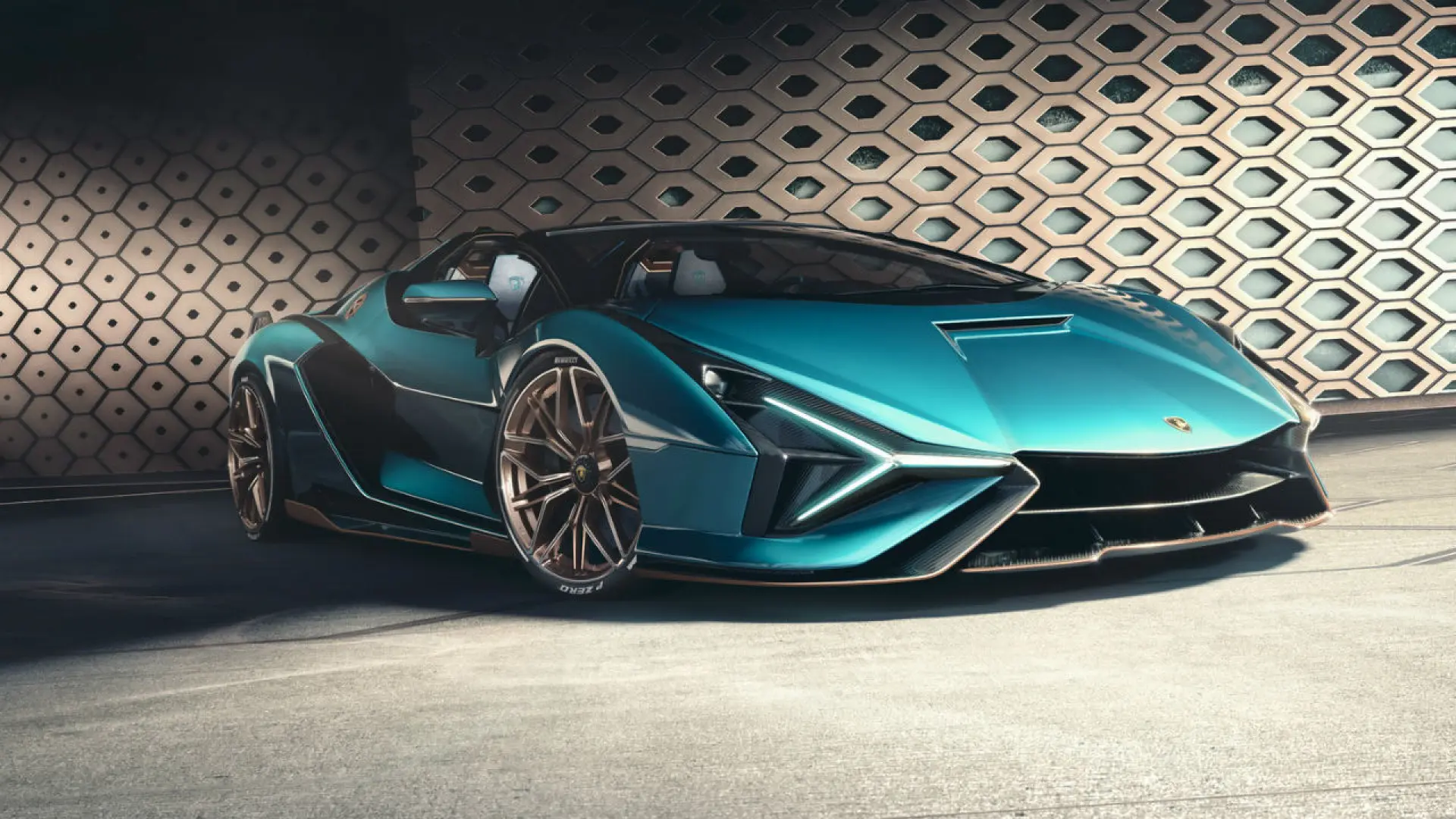 Erstaunlich Lamborghini Sian Roadster Bildernull