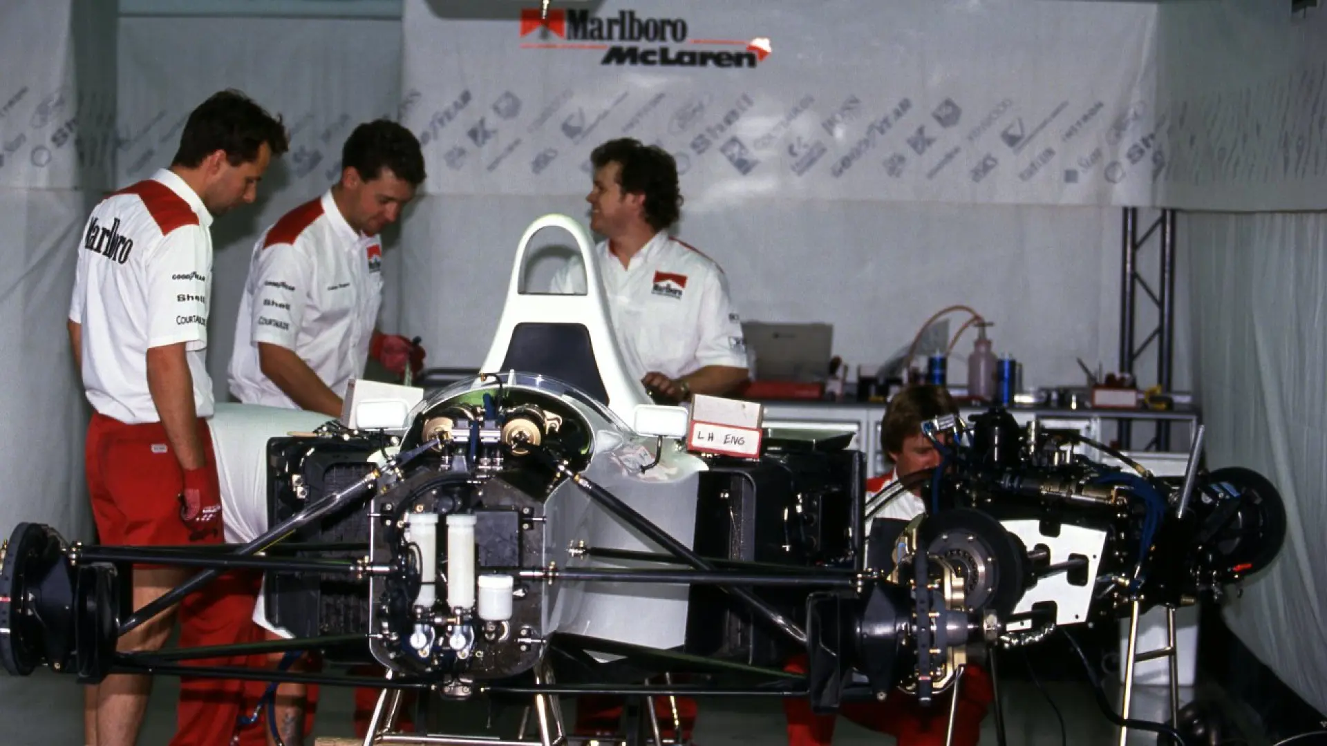 El McLaren Lamborghini F1 con el que Senna quiso correr