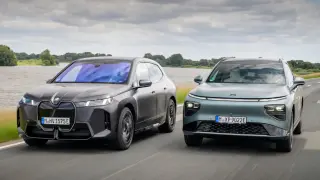 Comparativa del BMW iX xDrive60 vs Xpeng G9 AWD Performance.