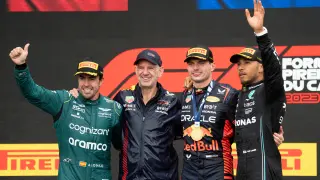 El podio del GP de Canadá de 2023