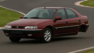 Citroën Xantia a tres ruedas