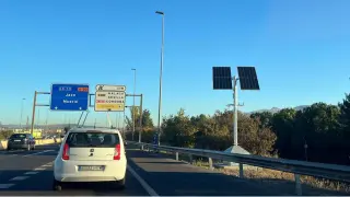 Imagen previa a la desinstalación del radar del tramo GR30