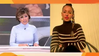 Captura de imagen del programa de Sonsoles Ónega donde Keka afirma haber aprendido a conducir gracias a familiares y amigos
