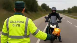 La explicación de la Guardia Civil para las balizas V16 en las motos