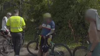Ciclistas multados