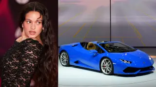 El Lamborghini de Rosalía en su último videoclip