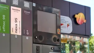 Un surtidor de gasolina y diésel.