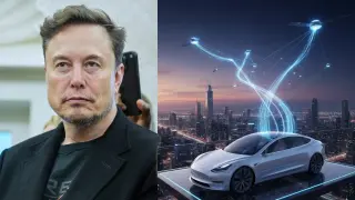 Elon Musk quiere convertir sus coches en antenas para el Starlink