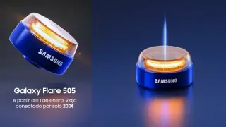 Así es la baliza V16 propuesta por Samsung