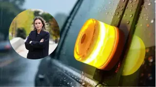 Olaya Salardón refuerza el compromiso de la Guardia Civil con la baliza V16 días antes de su entrada en vigor