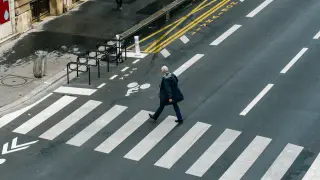 Multa en paso de peatones.