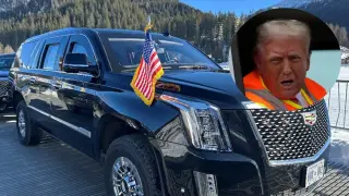 Coche blindado Donald Trump