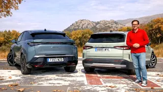 Comparativa Peugeot E-3008 vs Skoda Elroq