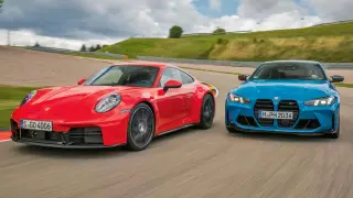 Comparativa del BMW M4 Competition vs Porsche 911 Carrera S
