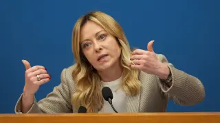 La primera ministra italiana, Giorgia Meloni.