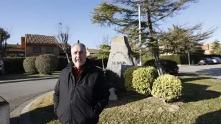 Uno de los vecinos en la urbanización Setabia.