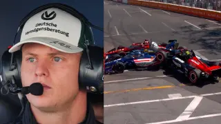 El accidentado debut de Mick Schumacher en la IndyCar