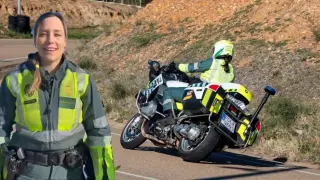 Paqui mujer Guardia Civil de Tráfico