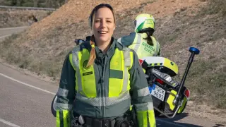 Paqui, guardia civil de Tráfico.