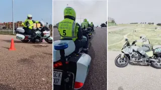 La Guardia Civil se prepara para la Vuelta a España.