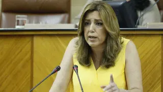 Susana Díaz se queja del precio de la gasolina y la lentitud de la toma de medidas