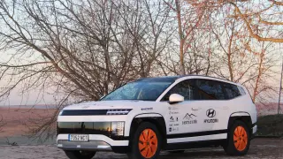 El Hyundai Ioniq 9 del Desierto de los Niños.