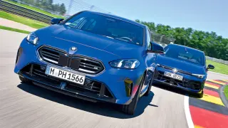 Comparativa del BMW M135 xDrive vs. VW Golf R.