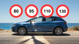 Autonomía del coche eléctrico a distinta velocidad.