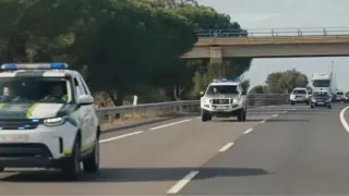 La policía escolta un convoy con 58 millones de euros en droga