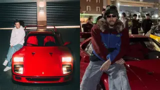 Las dos leyendas de motorsport se pican en redes sociales con sus F40