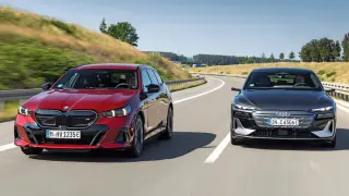 BMW i5 M60 Touring vs. Audi S6 Avant e-tron.