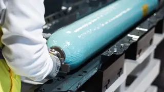 El nuevo depósito de hidrógeno del BMW iX5 Hydrogen.