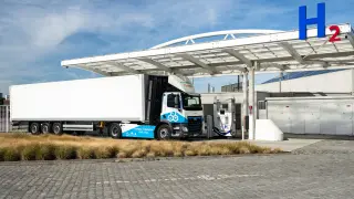 Camión de hidrógeno de Toyota 2025.