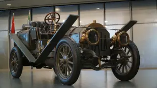 Coche de exposición en el anuncio de regreso de Itala