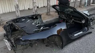 Imagen policial del Porsche 911