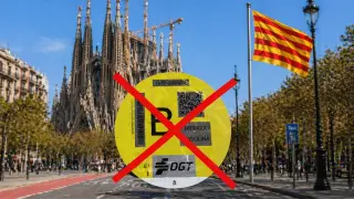 Los conductores con la etiqueta B no tendrán hueco en Barcelona