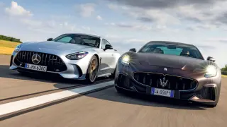 Enfrentamos al Mercedes-AMG GT 63 4Matic+ vs. Maserati GranTurismo Trofeo