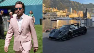 Fernando Alonso estrena nuevo coche para su colección
