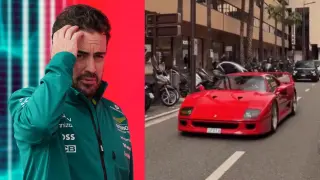 Fernando Alonso saca a relucir de nuevo su Ferrari F40