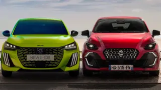 Renault Clio contra Peugeot 208.