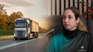 Conoce la historia de Andrea, la camionera más joven de España