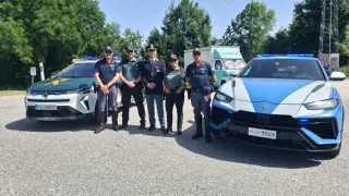 Guardia Civil y la Policía italiana