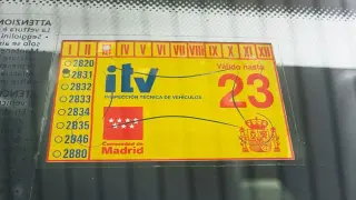 Pegatina ITV.