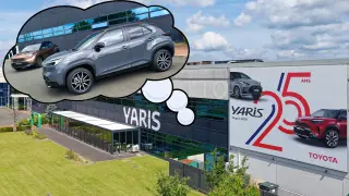 La entrada a la fábrica de Toyota Motor Manufacturing France en Valenciennes donde se hace el Yaris y el Yaris Cross