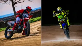 Marc Márquez y Valentino Rossi son unos asiduos al motocross.