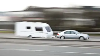 Cada vez más conductores viajan con sus caravanas