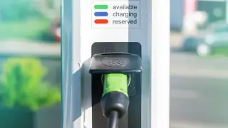 Punto de recarga de coche eléctrico