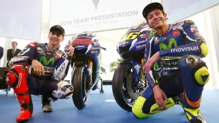 Jorge Lorenzo y Valentino Rossi en 2016