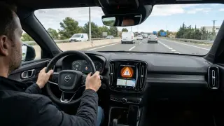 Así se verá la nueva señal v-27 de la DGT