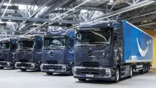 Mercedes ha vendido a Amazon 50 eActros 600